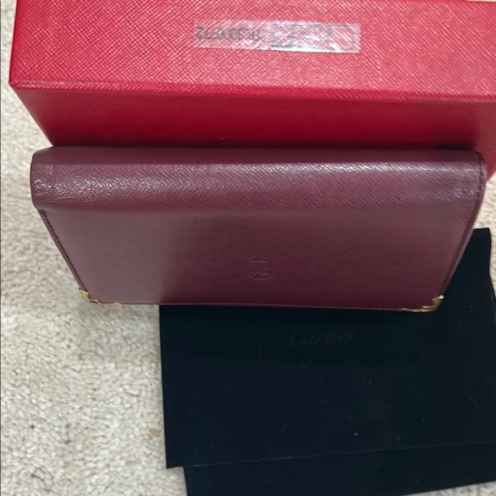 Cartier Must de Cartier Folding Wallet Bordeaux - Picture 10 of 10